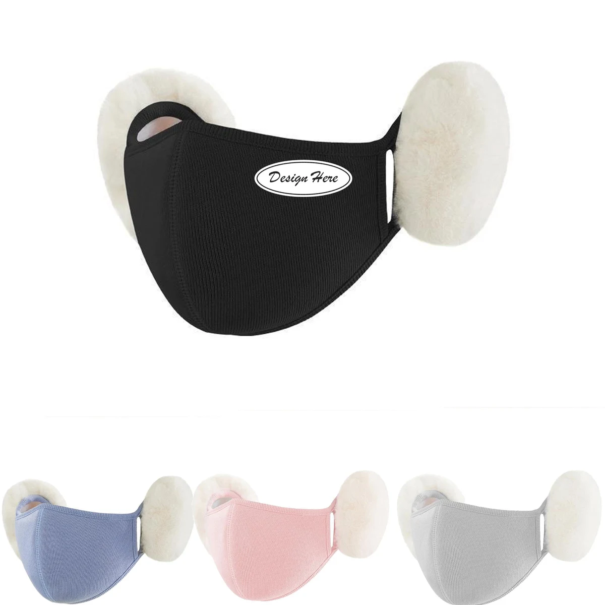 Warm Fleece-Lined Mask with Windproof Ear Covers 1