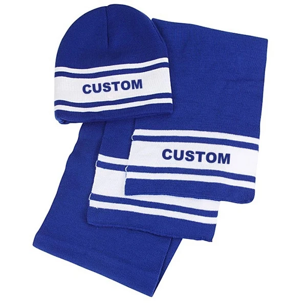 Winter Beanie and Scarf Set 1