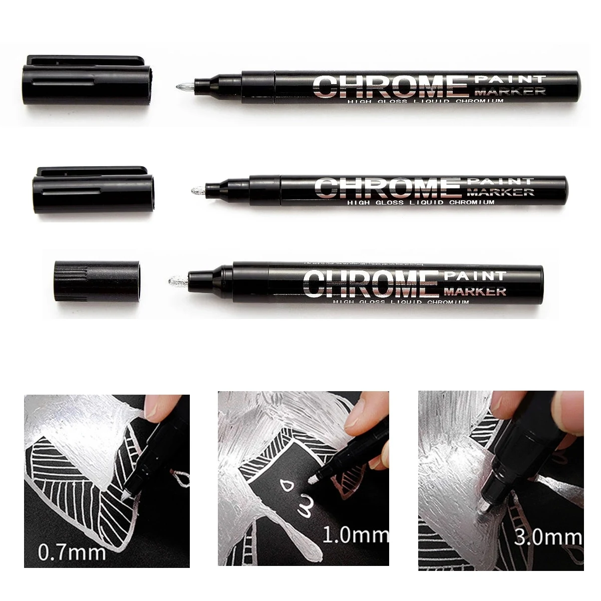 Silver Mirror Marker Pen 1