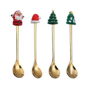 Christmas Dessert Coffee Spoon 1