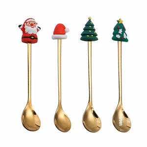 Christmas Dessert Coffee Spoon