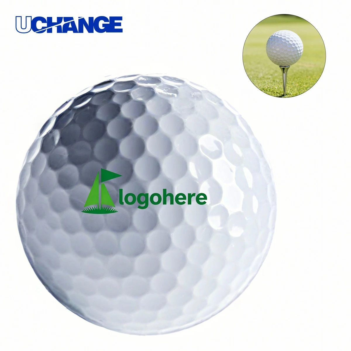 Low Spin Practice Golf Ball with Custom Printing 1