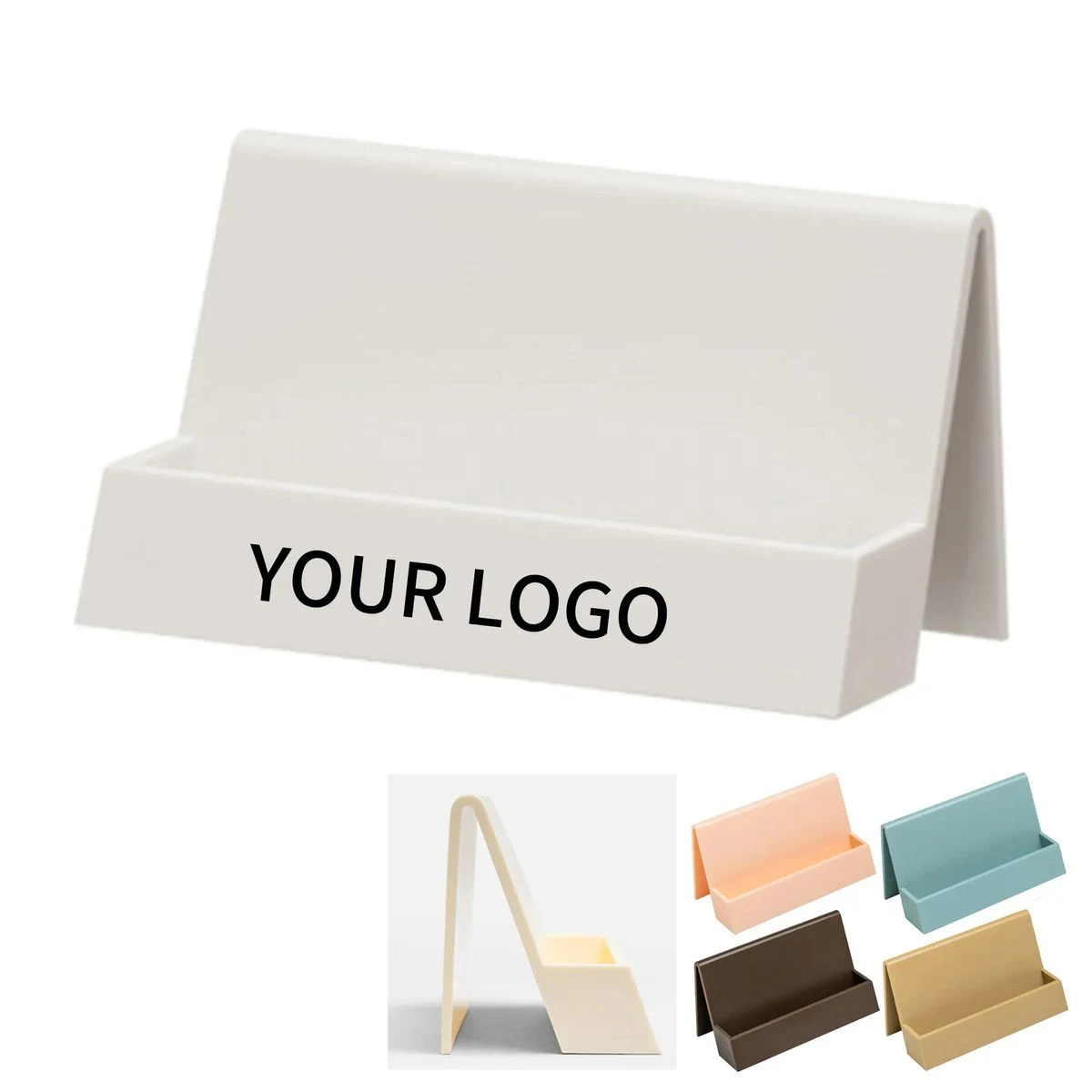 Clear Business Card Container for Desk Display 1