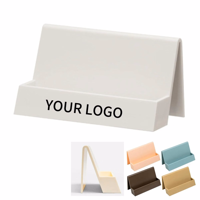 Clear Business Card Container for Desk Display