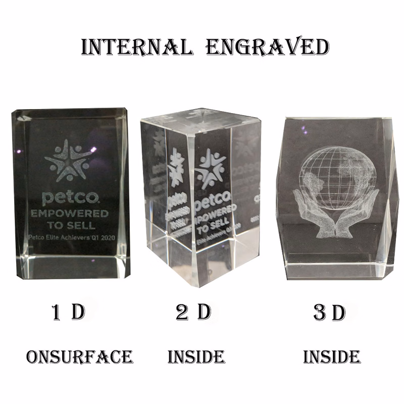 CRYSTAL BLOCKINTERNAL 2DLOGO ENGRAVED