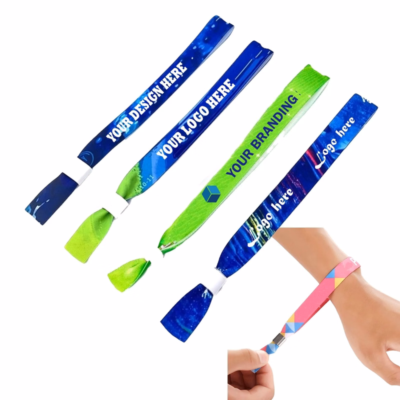 Plastic Lock Reusable Event Wristbands