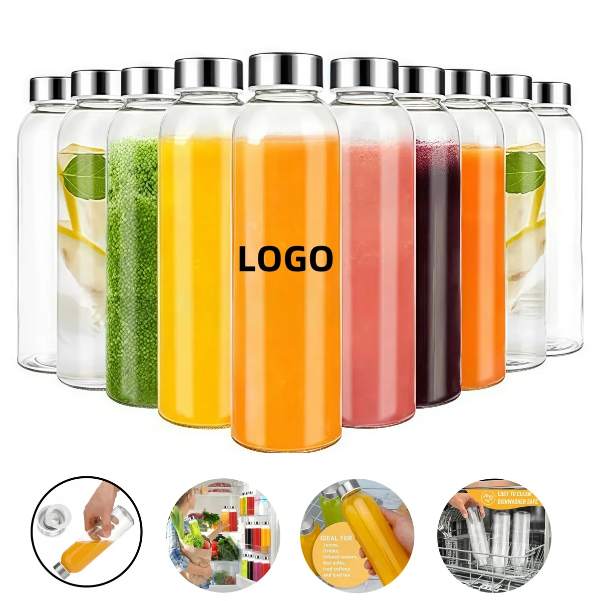 17oz Glass Drinking Cup 1