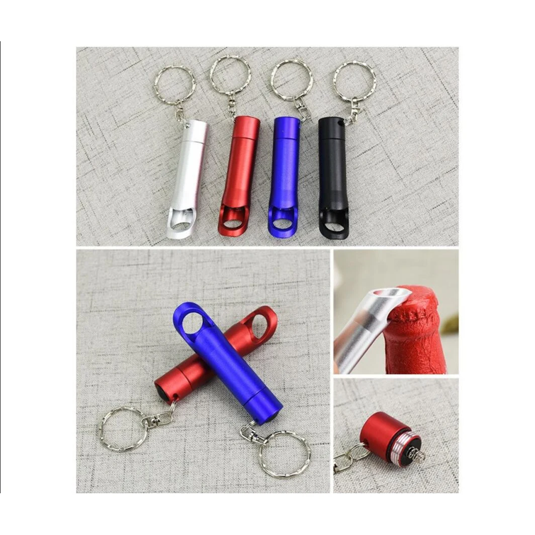 Aluminum LED Bottle Opener Keychain 1