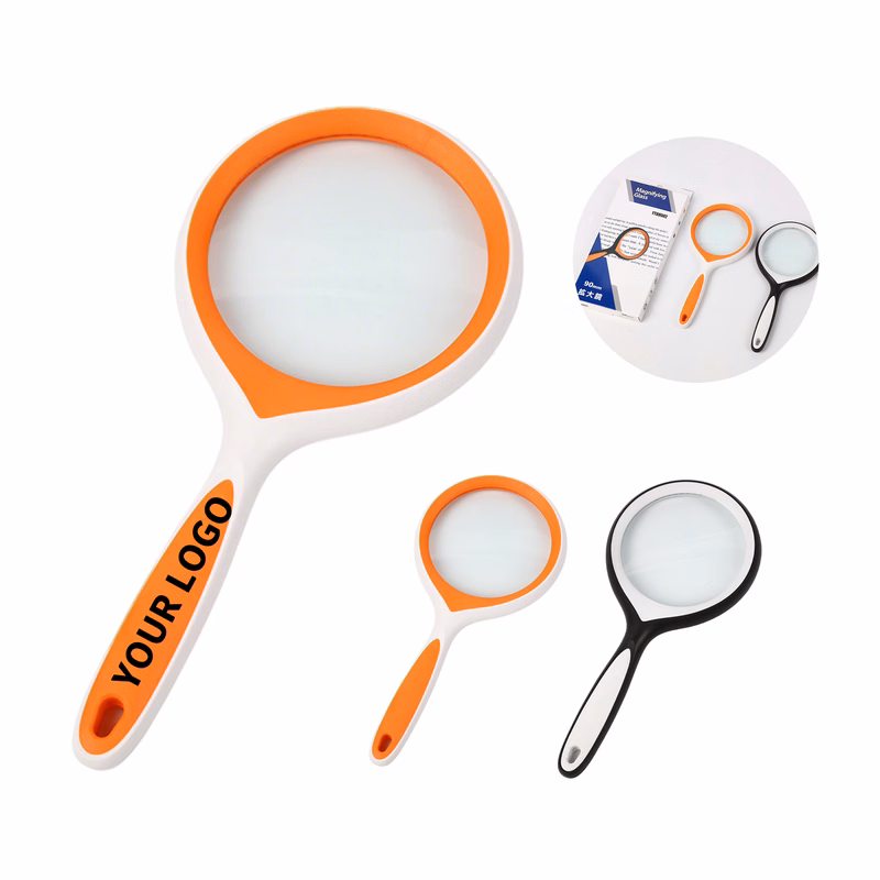 10X Glass Lens Reading Magnifier With Anti Slip Handle
