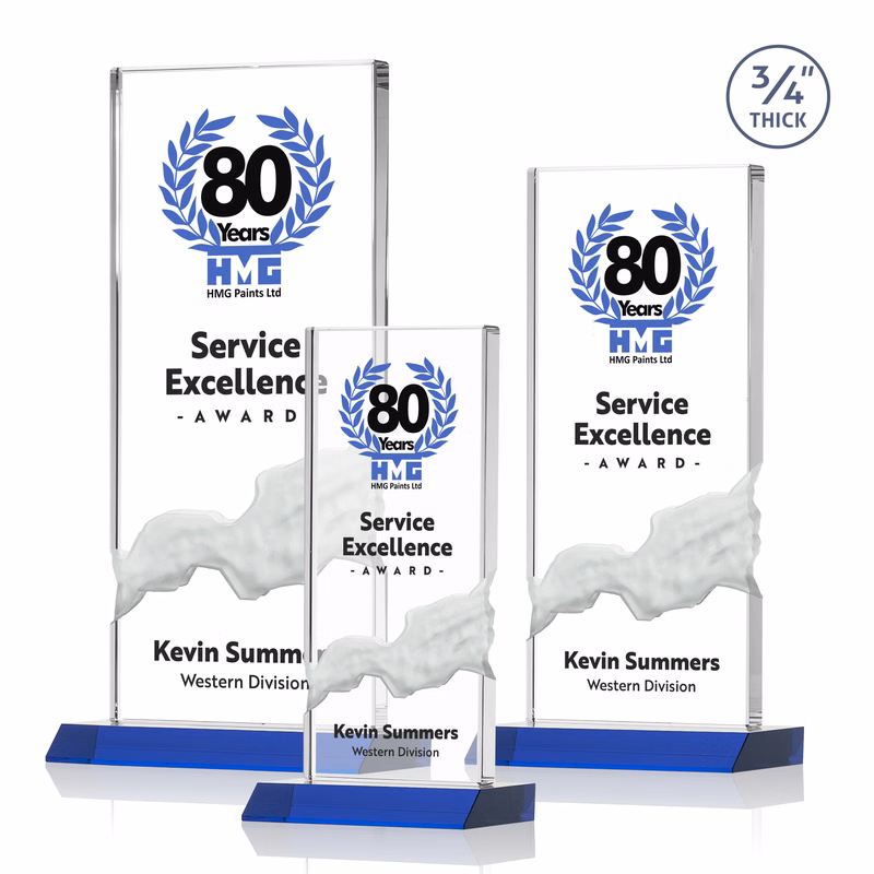 Poole VividPrint™ Award - Blue
