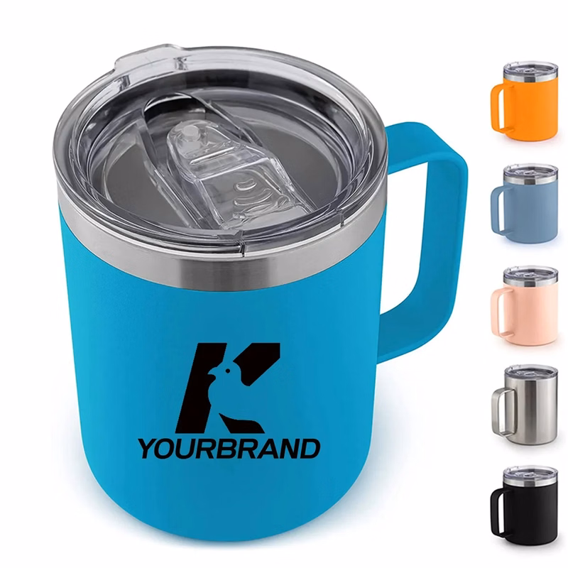 14oz Double Wall Stainless Steel Travel Tumbler Cup with Lid