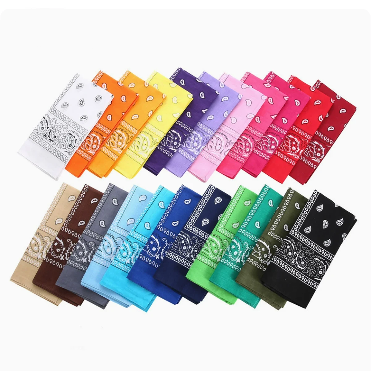 Classical Polyester Square Bandana 1