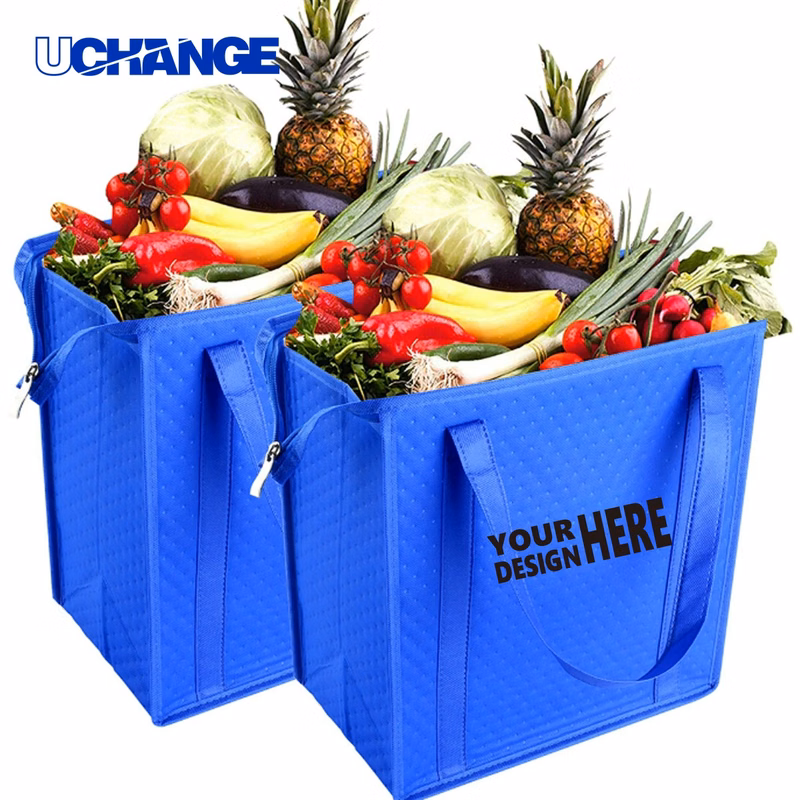 Insulated Non-Woven Reusable Grocery Bag Organizer