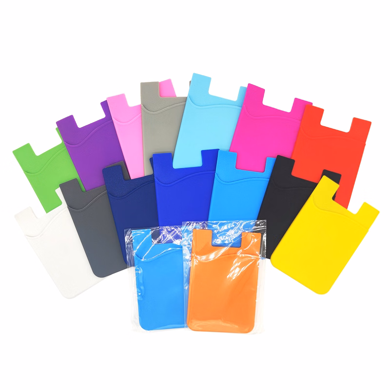 Silicone Mobile Phone Sticker Card Holder