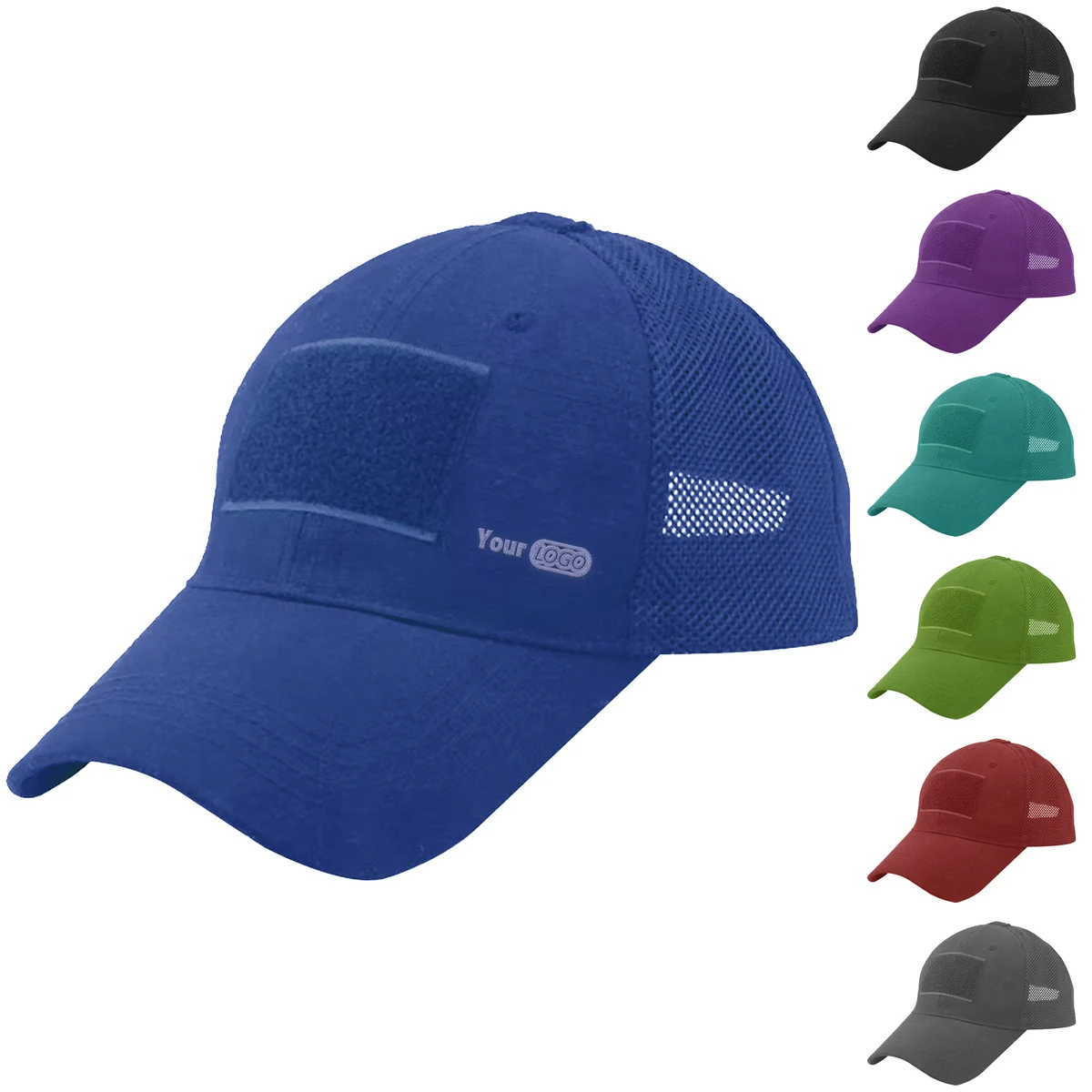 Polyester Customizable Tactical Mesh Cap 1
