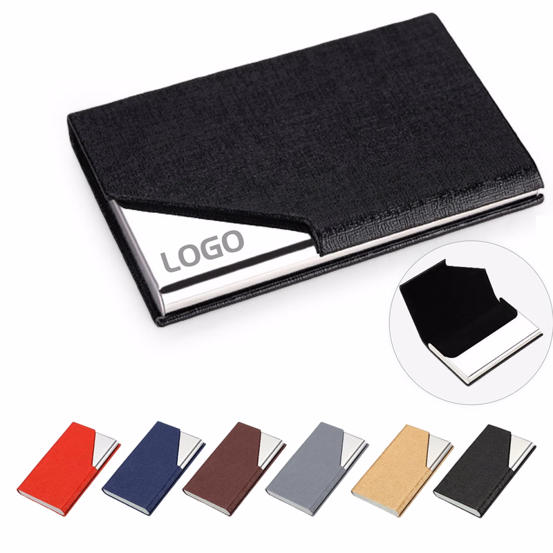 Polished Stainless Steel Magnetic Card Case