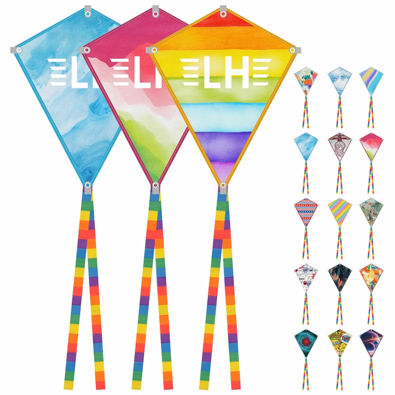 Full Color Kite Toy With String Line