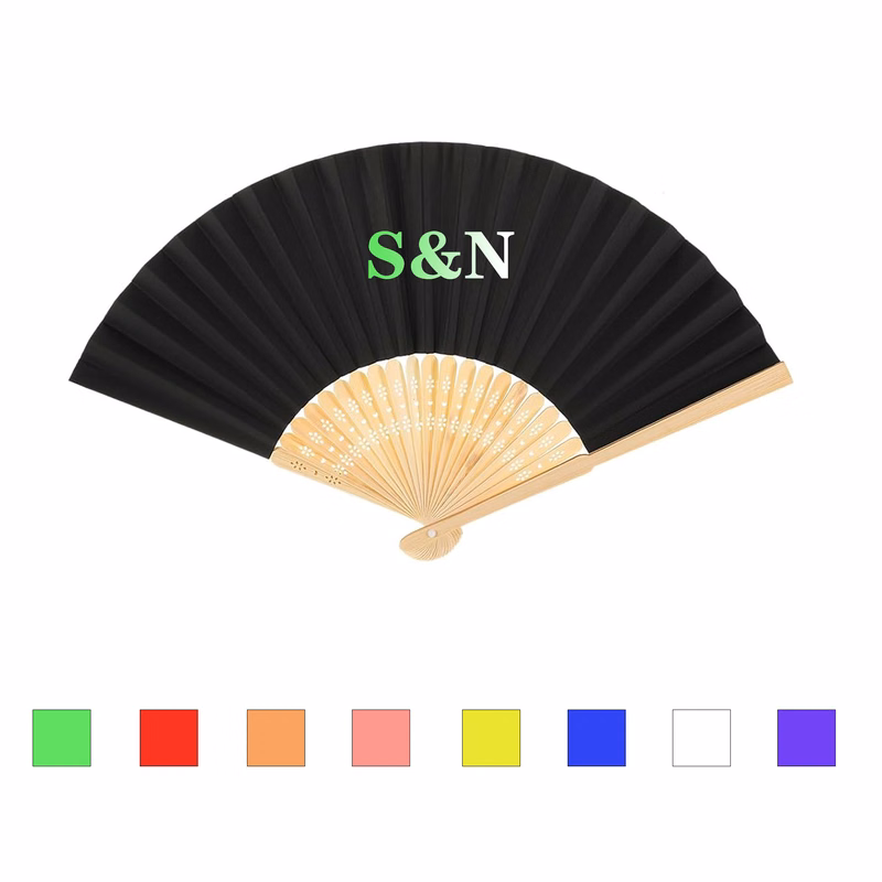 8.3 " Folding Bamboo Paper Fan