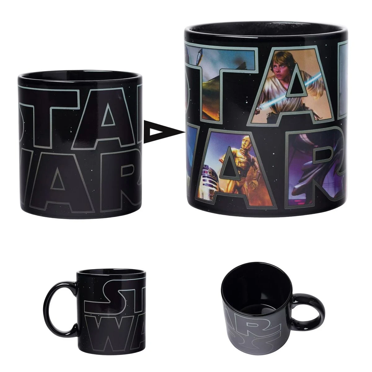 11oz Heat Activated Color Changing Coffee Ceramic Mug 1