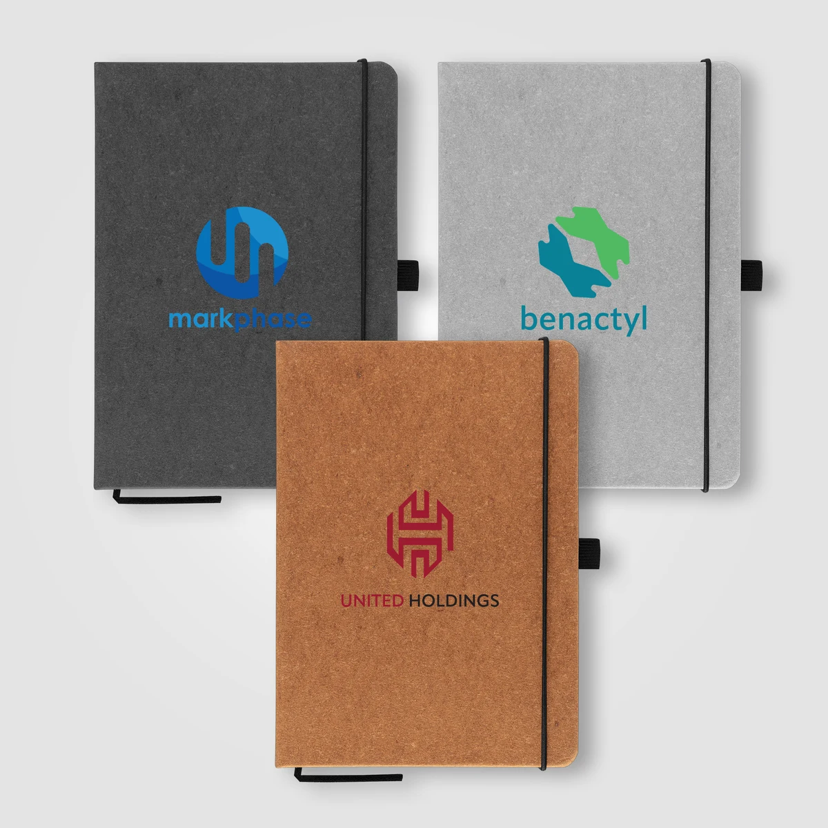 Carson 5.8" x 8.3" Recycled PU Leather Notebook 1