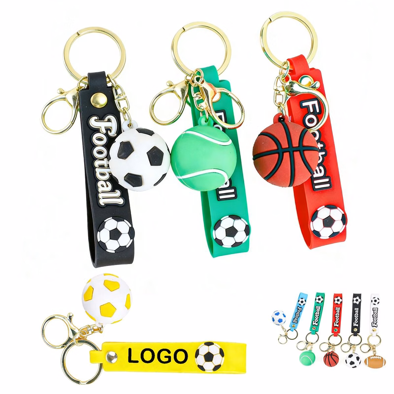 Custom Soccer Keychain