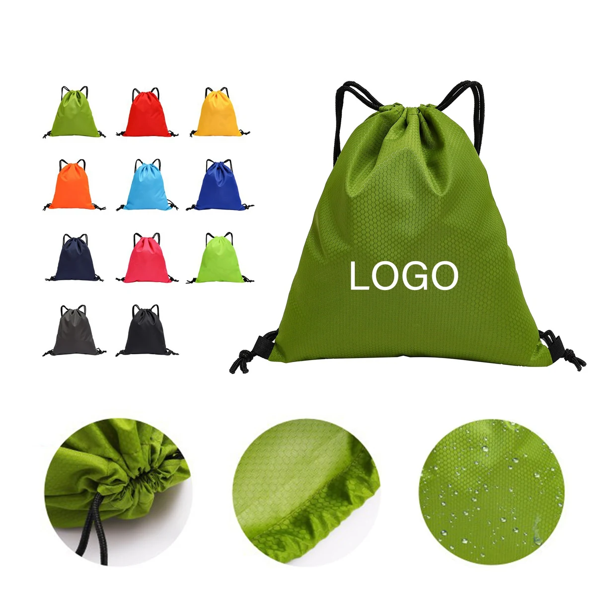 Water Proof Drawstring Backpack 1