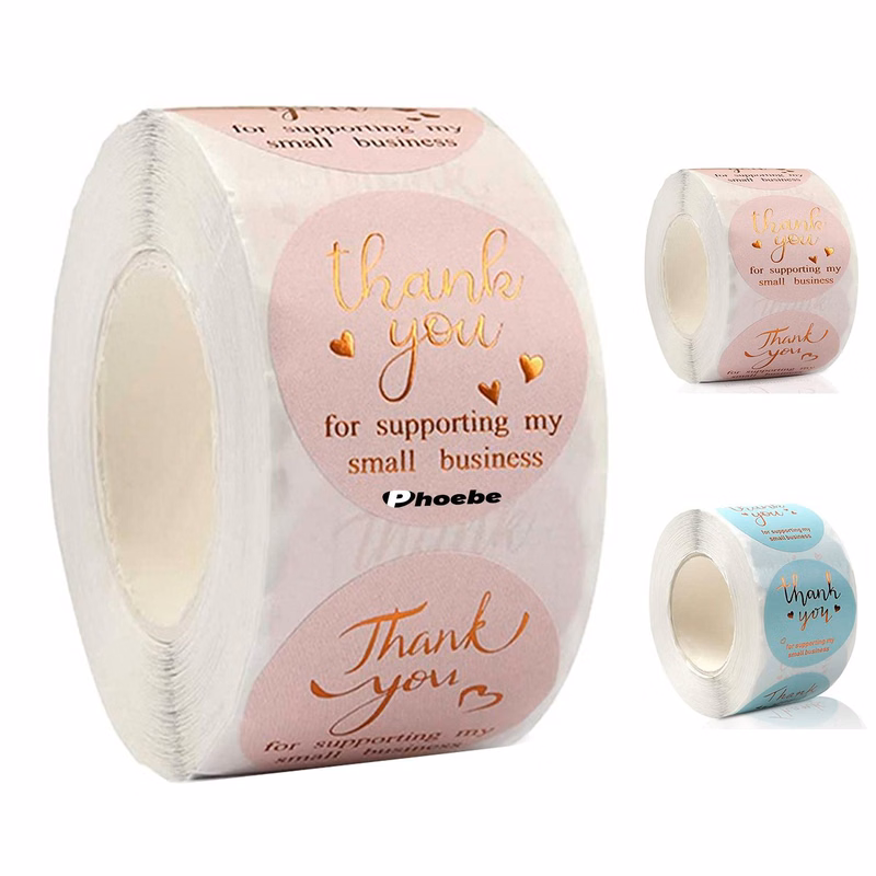 Thank You Adhesive Label Stickers