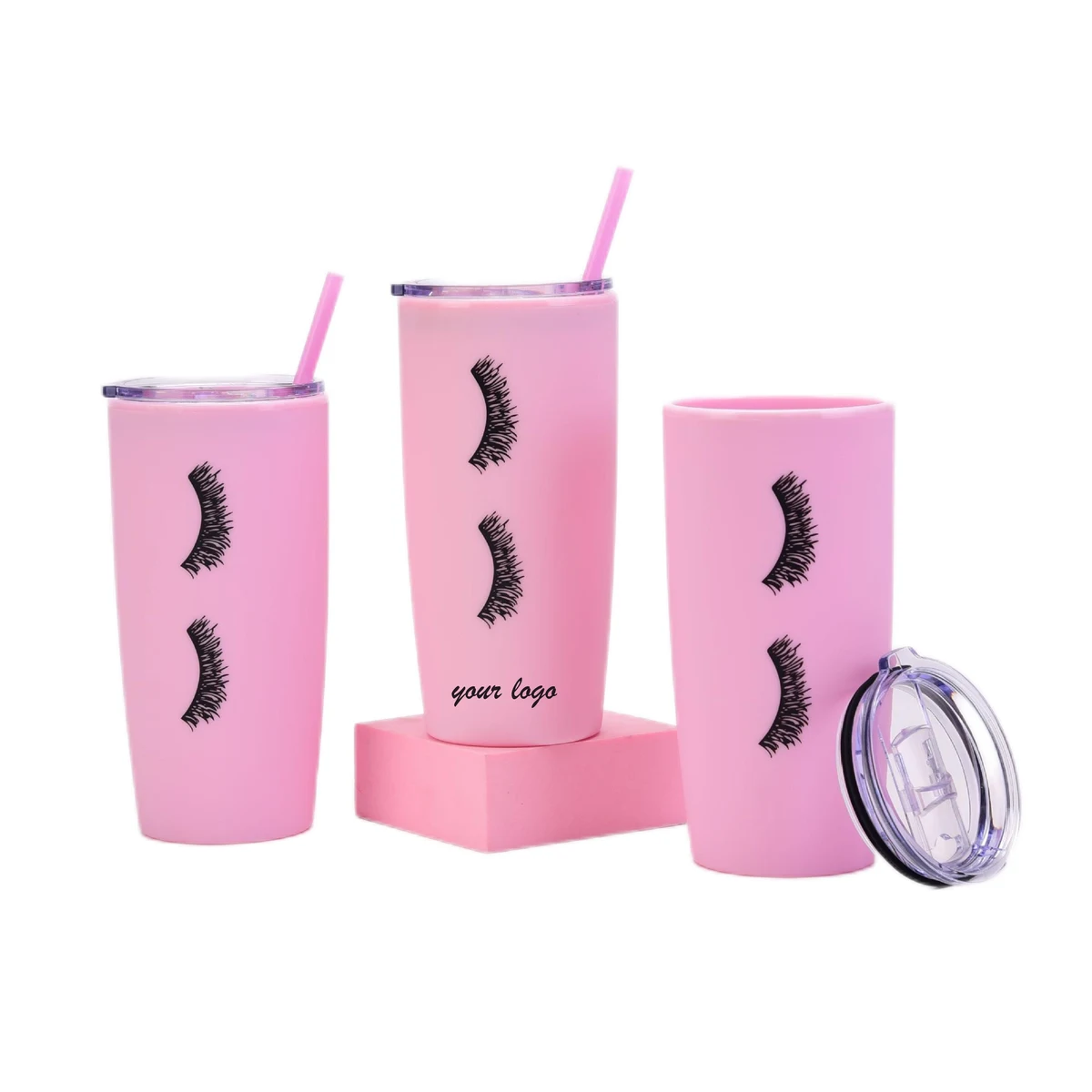 20 Oz. Tumbler w/Straw & Lid (Direct Import) 1