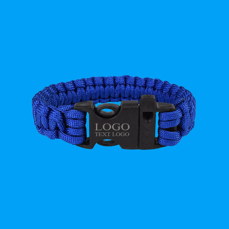 Survival Paracord Bracelet with Whistle