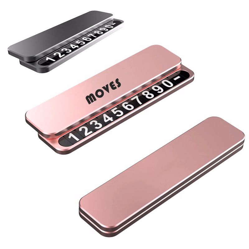 Metal Car Phone Number Plate
