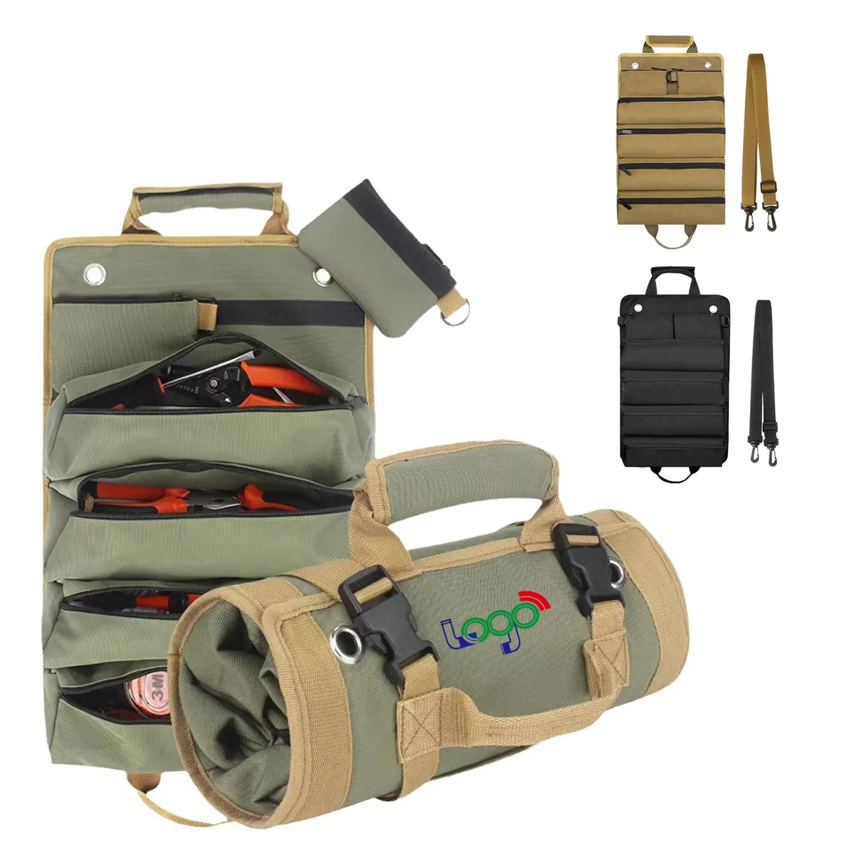 Heavy Duty Roll Up Tool Bag MOQ 10pcs 1