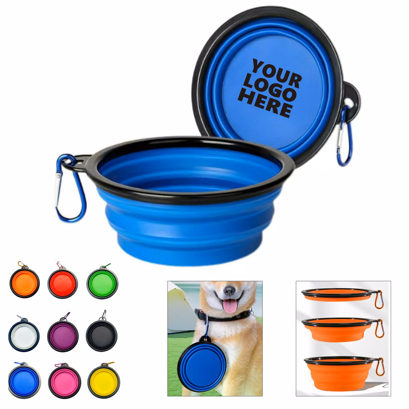 Folding Dog Bowl Made of Silicone