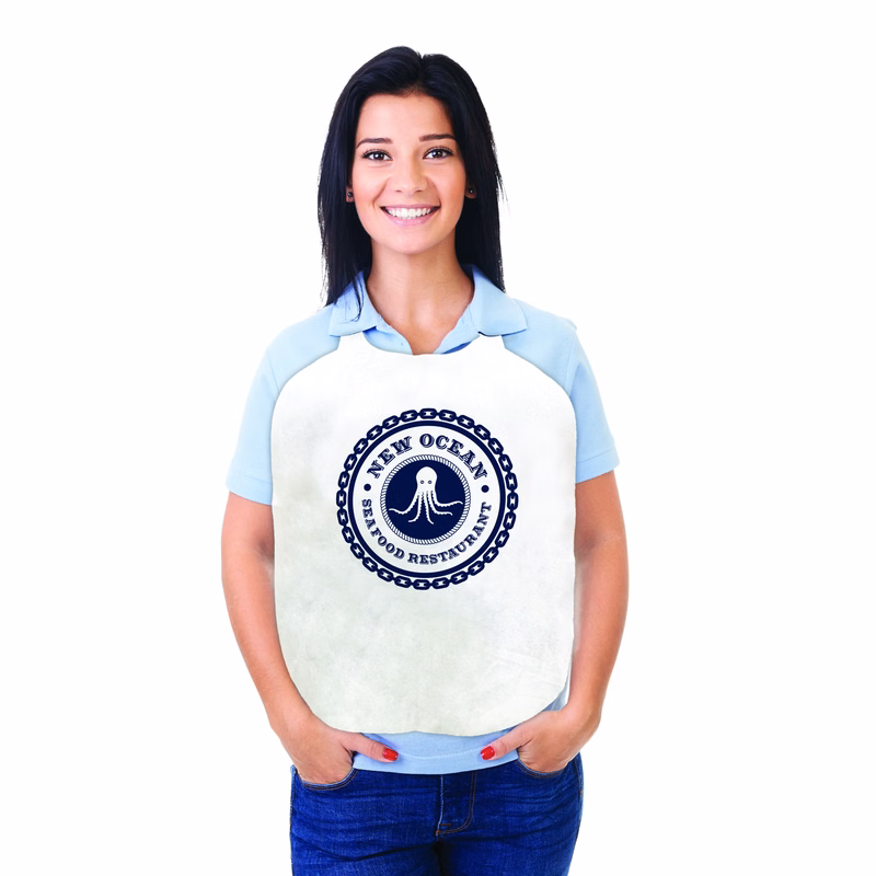 USA Made Economy Non Woven Bib, Die Cut