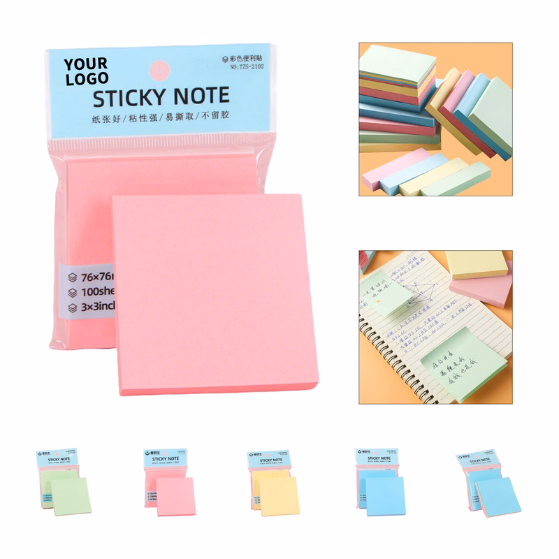 Pop Up Adhesive Note Pad 3" x 3" 100 Sheet