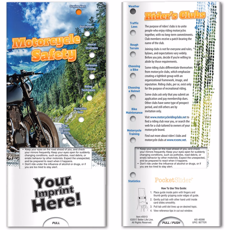 Pocket Slider - Motorcycle Safety