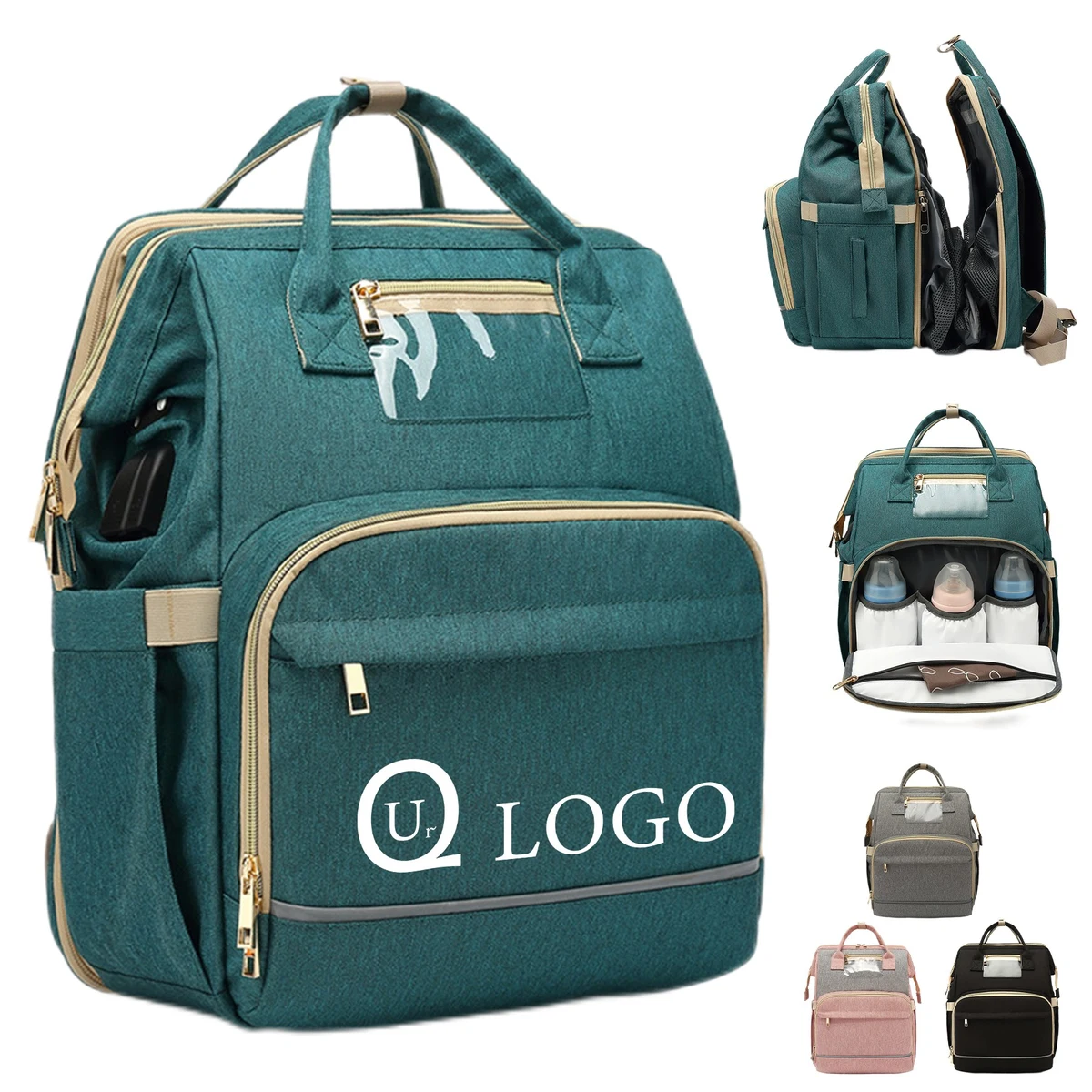 Large Capacity Folding Crib Backpack 1