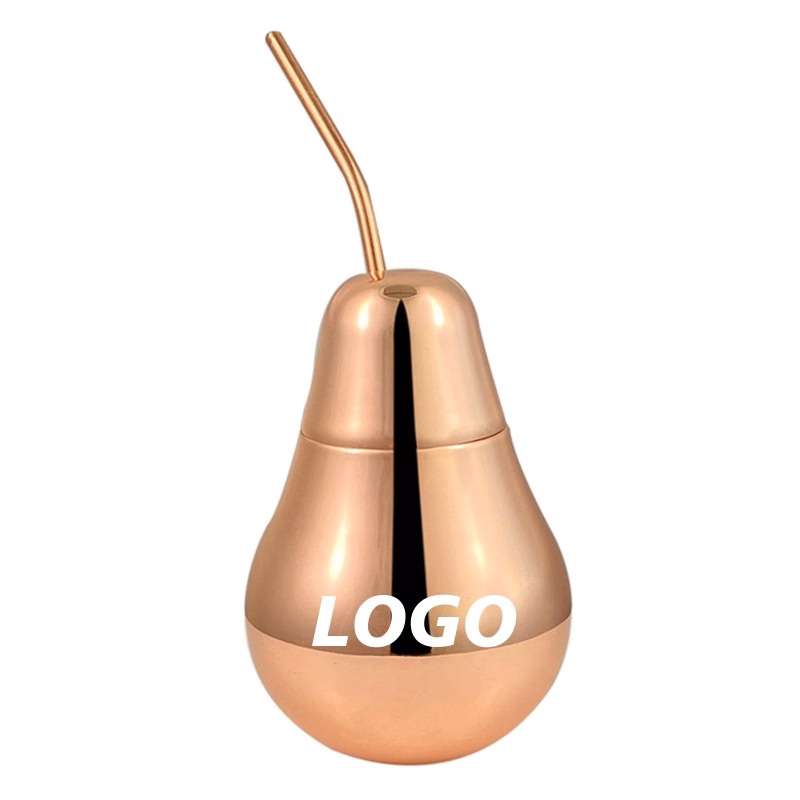 Custom 14 oz Stainless Steel Pear Cup