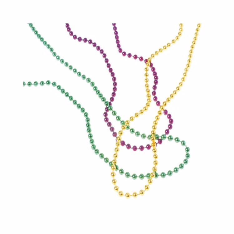 Mardi Gras Bead Necklaces - Assorted