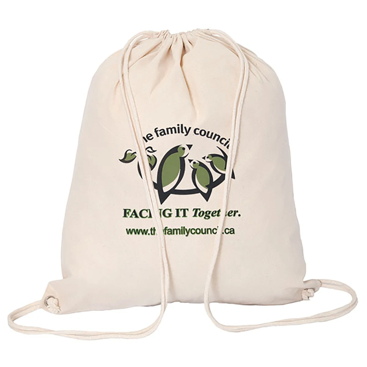 5.5 oz Cotton Drawstring Bag 1
