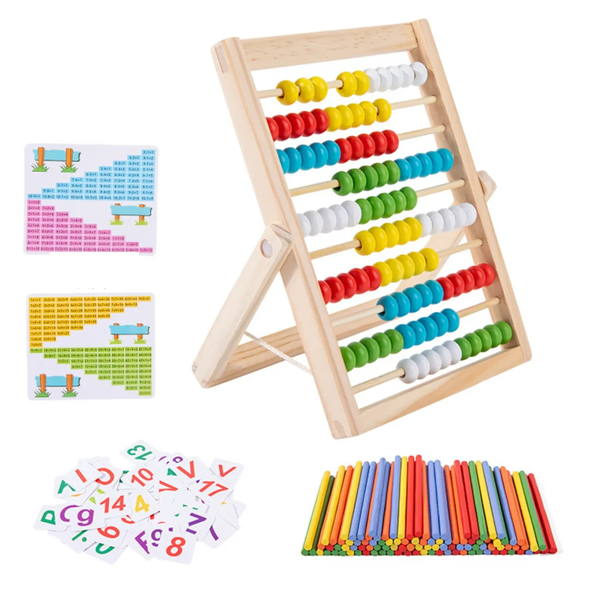 10-Row Wooden Frame Abacus 1