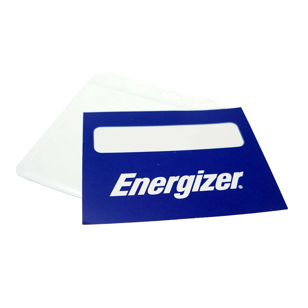 4"x3 1/4" Pouch Insert Cards (Style 555) 1