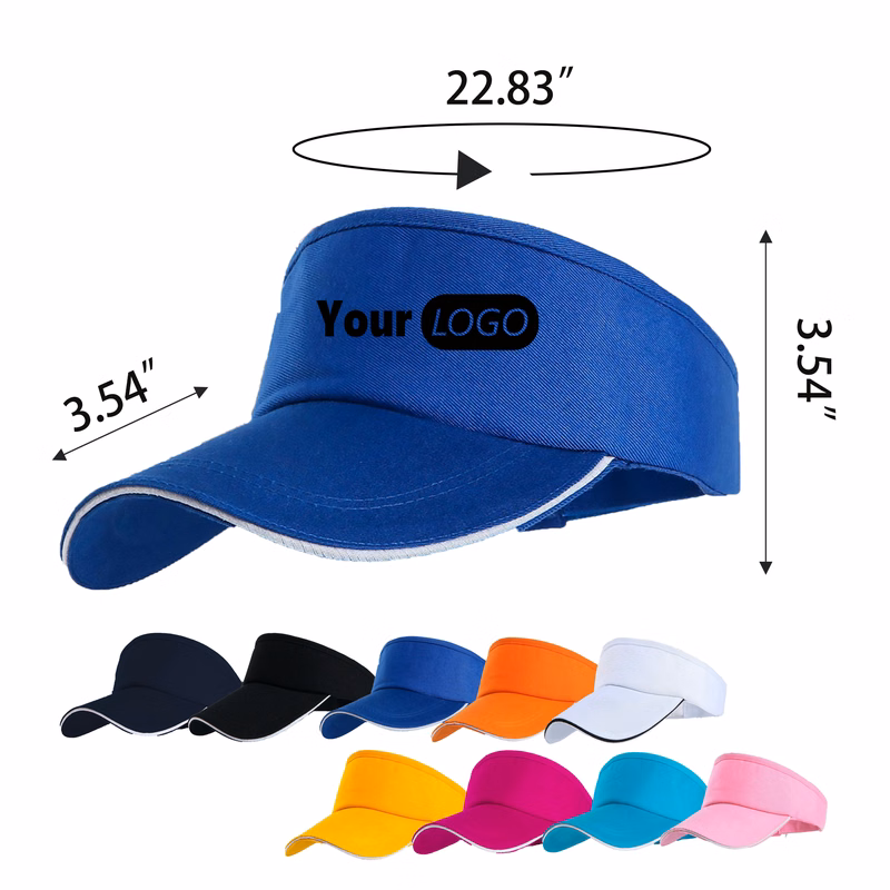 Sports Sun Visor Hats MOQ 20