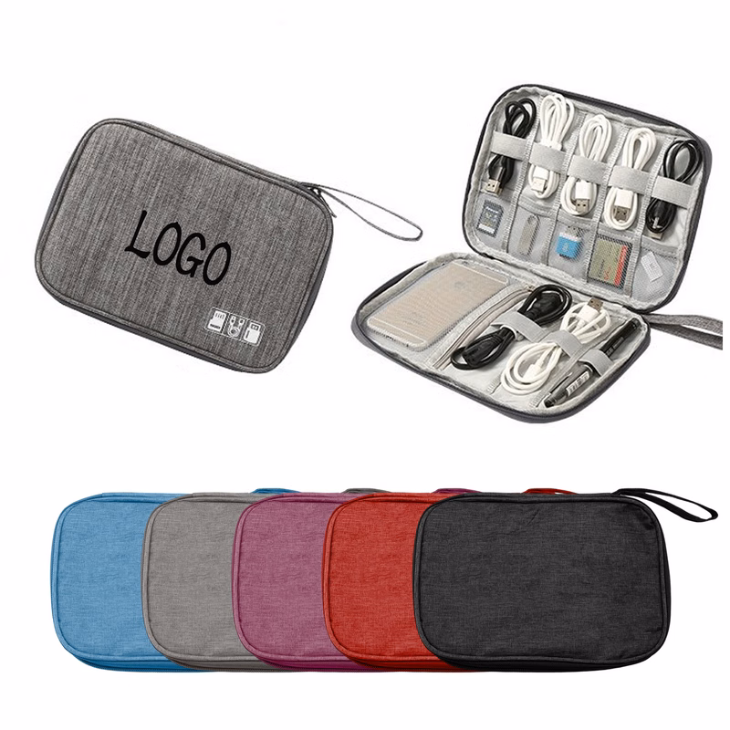 Single Layer Multifunctional Data Cable Storage Bag