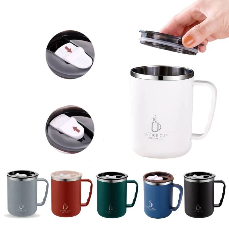 16 oz Insulated Travel Mug W/ Lid 1