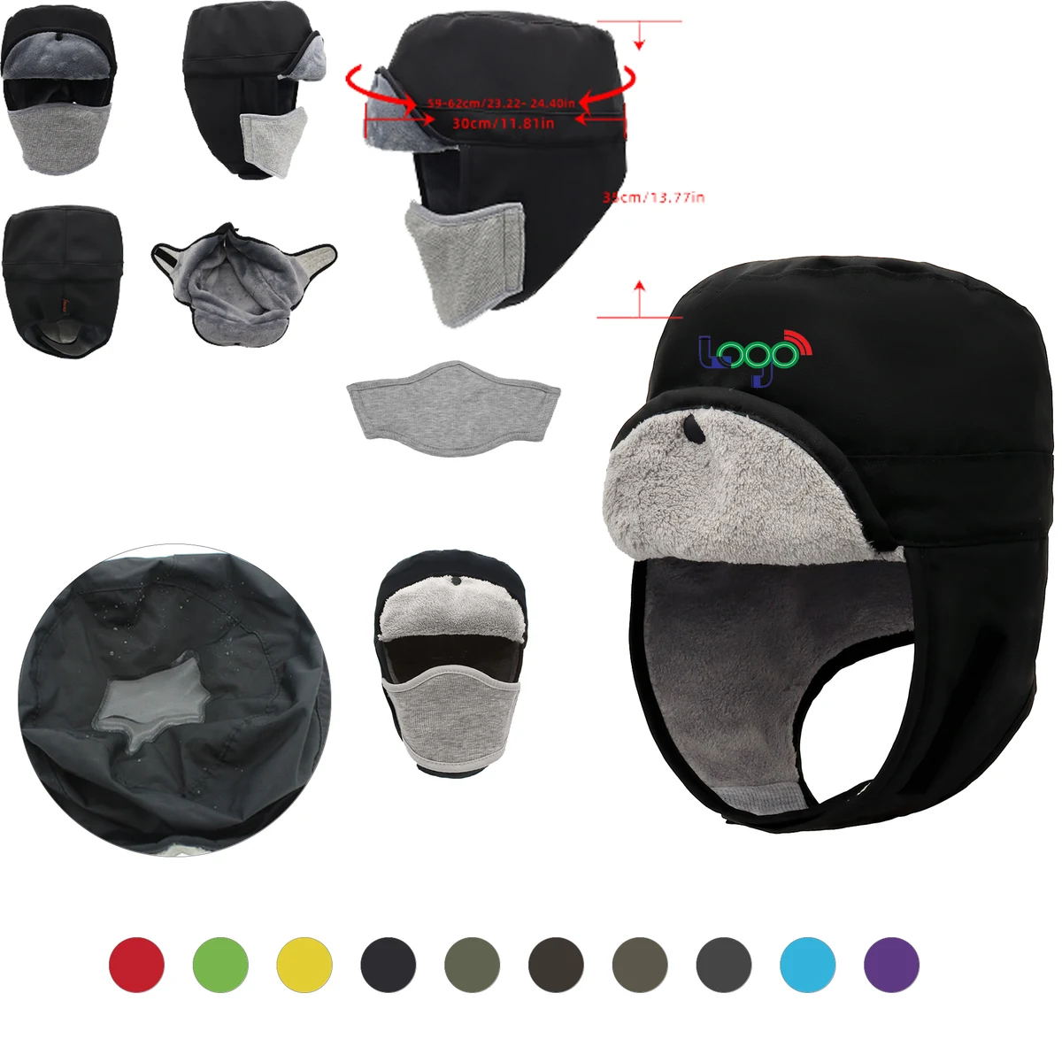 Unisex Winter Outdoor Hat for Adults and Kids with Fleece Lining 1