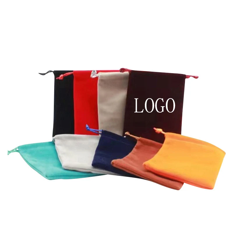 Jewelry drawstring flannel bag 1
