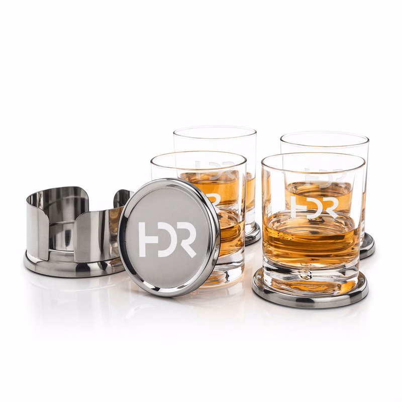 Baldoni Coasters & Bastia On-the-Rocks Set