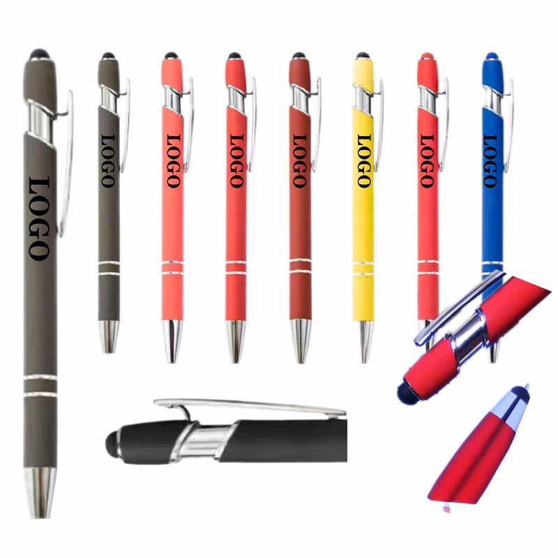 Rubberized Soft Touch Metal Ballpoint Pen