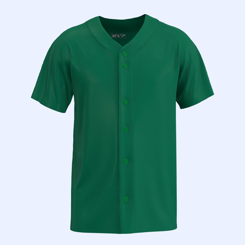 Dryfit full button jersey