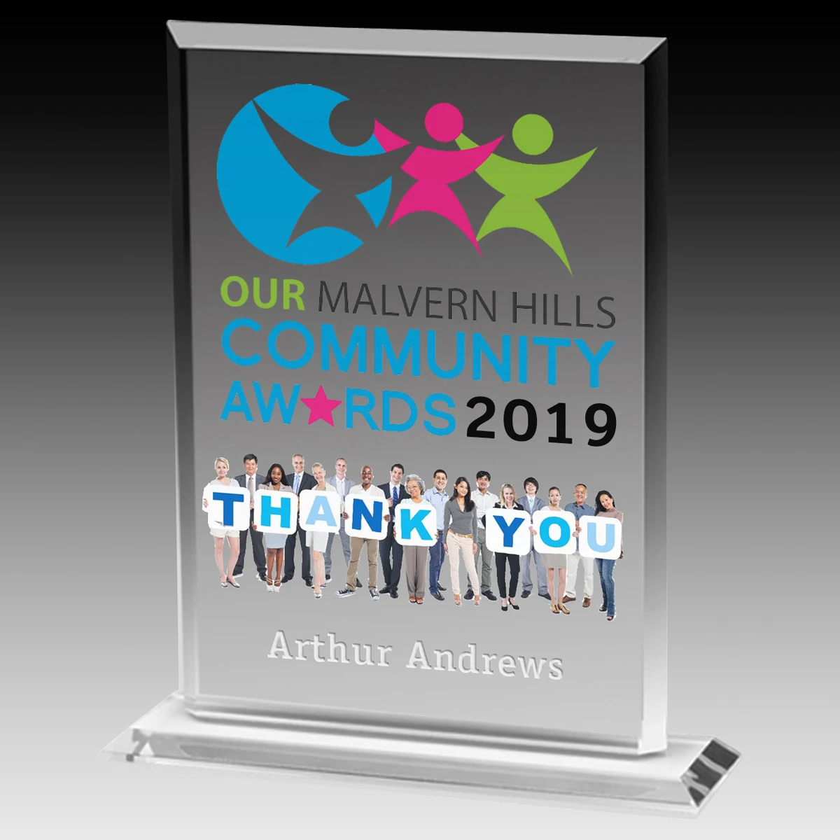 4 Color Process Billboard Award - 8 1/4" 1